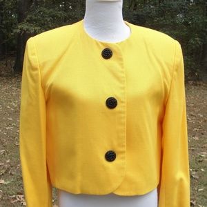 Vintage E.H. Woods Short Cropped Gold Jacket
